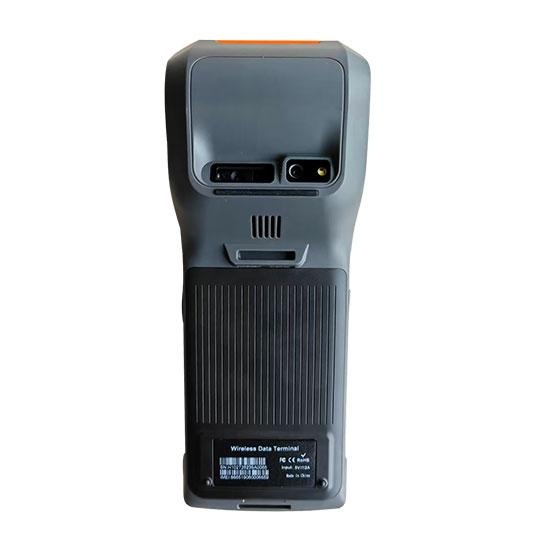 Rear view of iMACHINE AP12S Handheld Terminal featuring 5MP camera, flash, and rugged grip design, ideal for logistics in Africa and MENA.