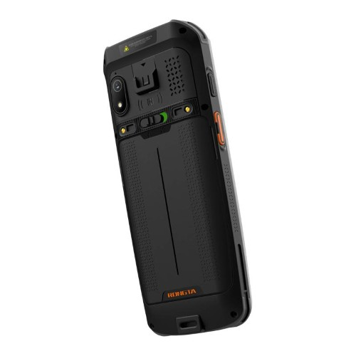 Rear view of iMachine TK02 rugged handheld terminal showing 13MP camera and IP68 industrial casing - Available in Dubai