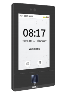 ZKTeco BioFace D1 side view – slim IP65 biometric access control terminal for Dubai and Middle East security systems