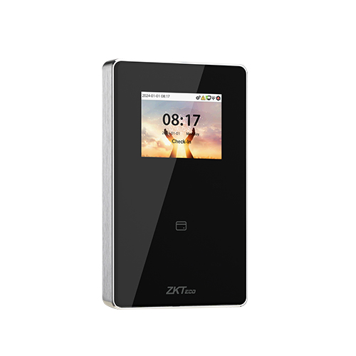 SC800 RFID Access Control Terminal side view showing slim metal housing, 2.4-inch TFT display, and durable outdoor IP65 design