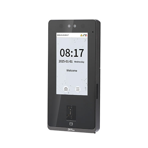  ZKTeco SenseFace 4 Series Angled Profile - IP65 Waterproof SIP Video Intercom Terminal for Outdoor Security in UAE and Africa