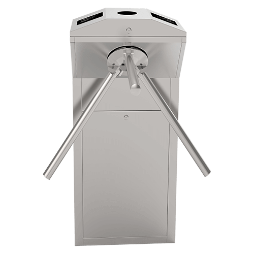 ZKTeco TS1000 Pro front view – bi-directional tripod turnstile for commercial buildings in the Middle East.