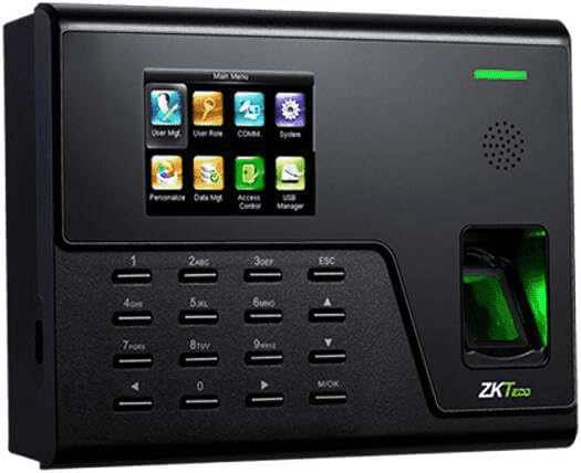 UA300 Pro side view showing slim design and connectivity ports for Wi-Fi, TCP/IP, and USB-host