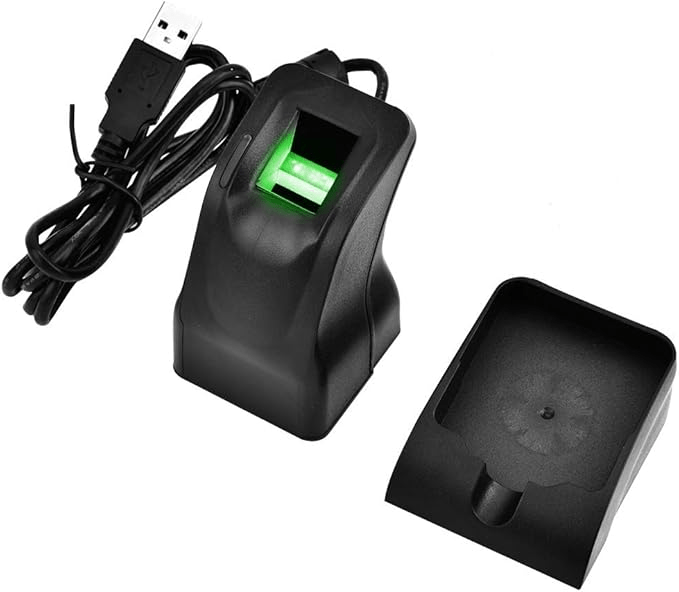 ZKTeco ZK4500 USB fingerprint reader with cable and base cover high-resolution biometric enrollment device