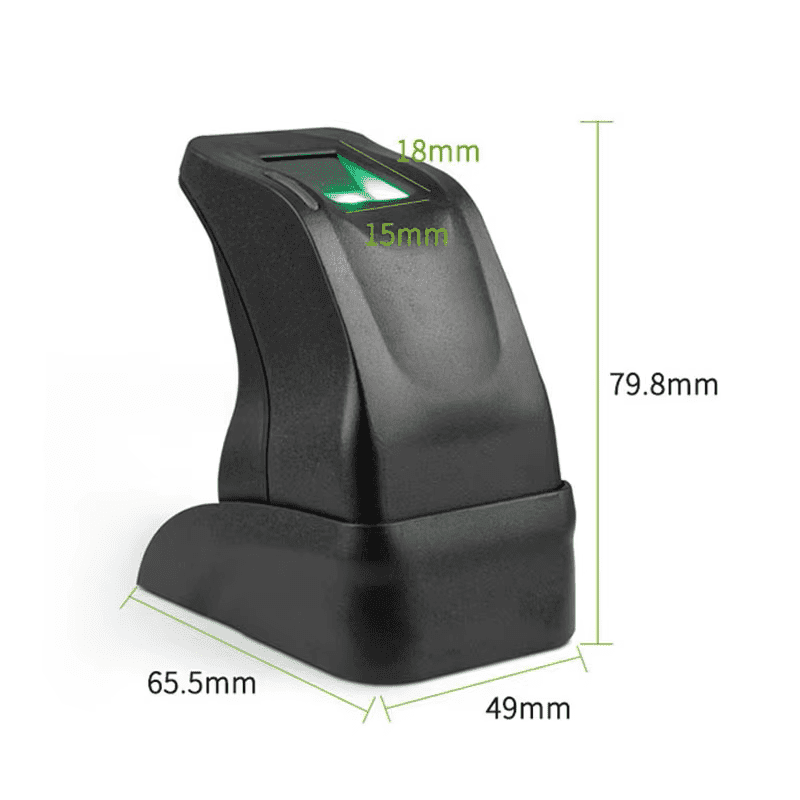ZKTeco ZK4500 fingerprint scanner front view USB biometric reader for secure access and attendance